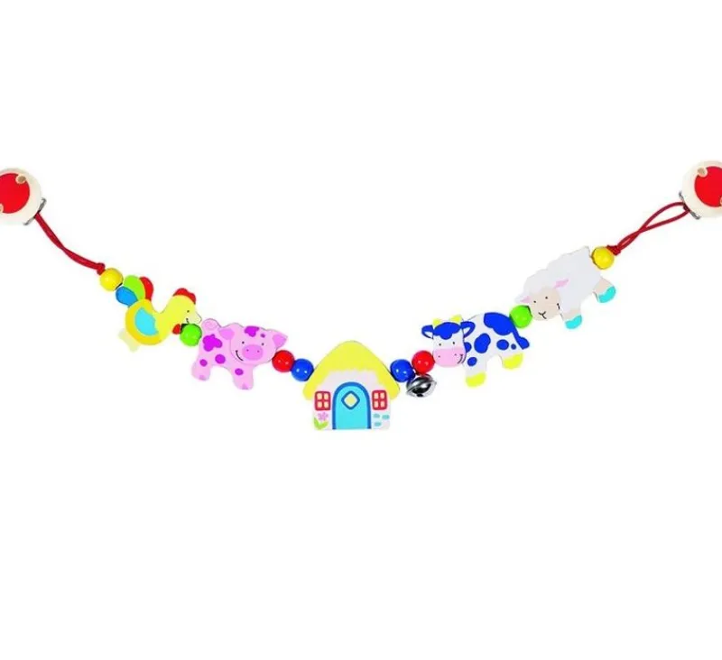 Heimess Cadena De Cochecitos De Animales De Granja - ^ Accesorios Para Cochecitos