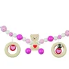 Heimess Cadena Para Cochecito De Oso De Peluche Rosa - ^ Accesorios Para Cochecitos