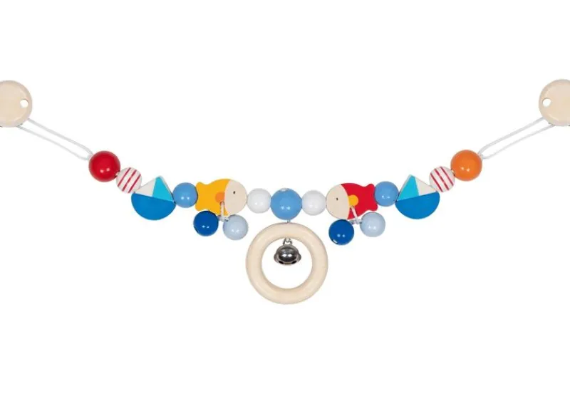 Goki Cadenita De Cochecito Barcos, Pez - ^ Accesorios Para Cochecitos