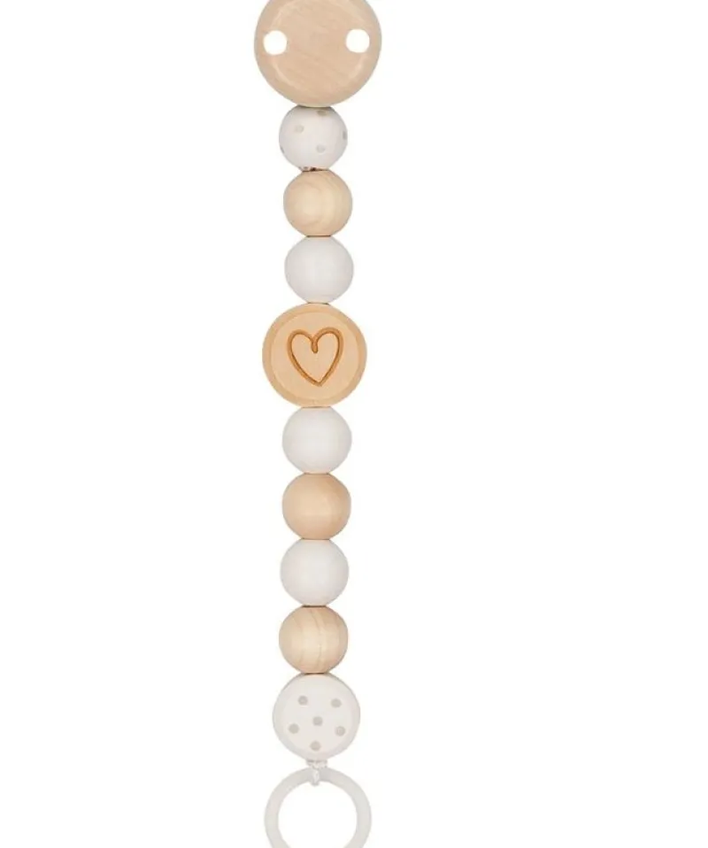 Goki Cadenita Para Chupete Corazon Blanco - ^ Accesorios Para Pezones