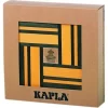 Kapla Caja De 40 Cartones Verdes Y Amarillos Con Libro - ^ Tablas De Madera