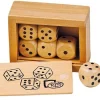 Goki Caja De 6 Dados De Madera - ^ Juegos De Cartas Y Dados