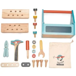 Tender Leaf Toys Caja De Herramientas De Madera Tap Tap - ^ Bancos De Trabajo, Cajas De Herramientas, Bricolaje...