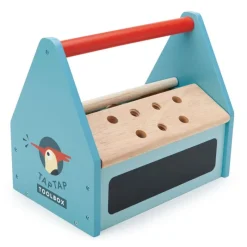 Tender Leaf Toys Caja De Herramientas De Madera Tap Tap - ^ Bancos De Trabajo, Cajas De Herramientas, Bricolaje...