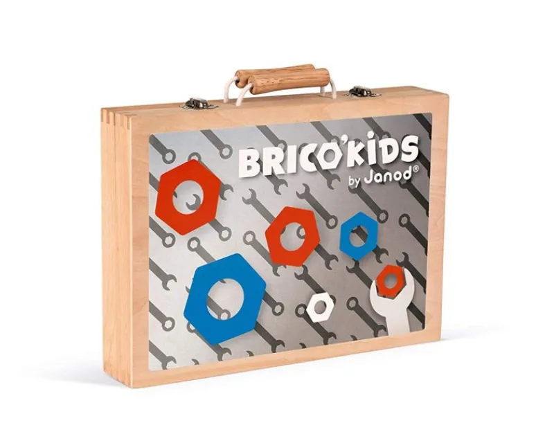 Janod Caja De Herramientas De Madera Brico'Kids - ^ Bancos De Trabajo, Cajas De Herramientas, Bricolaje...