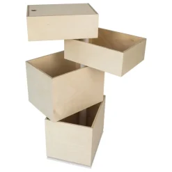 In2wood Caja De Juguetes De Carrusel - 4 Cajas - ^ Cajas De Juguetes Y Muebles De Almacenamiento