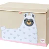 3 Sprouts Caja De Juguetes Lama - ^ Cajas De Juguetes Y Muebles De Almacenamiento