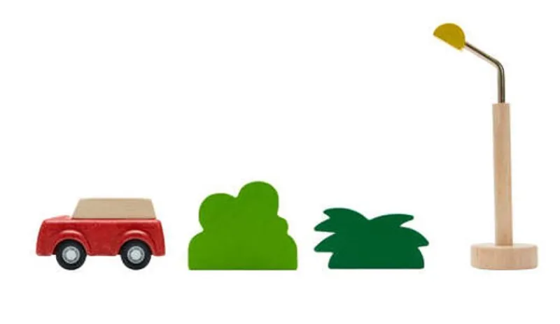 Plan Toys Caja De La Carretera - ^ Circuitos Routiers, Garajes, Estaciones-Servicios...