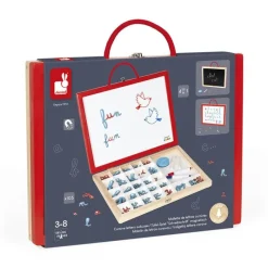Janod Caja De Letras Cursivas 4 En 1 - ^ Aprender Divirtiéndose