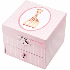 Trousselier Caja De Música De Carton Sophie La Girafe Rose - ^ Cajas De Música