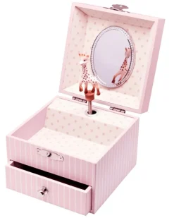 Trousselier Caja De Música De Carton Sophie La Girafe Rose - ^ Cajas De Música