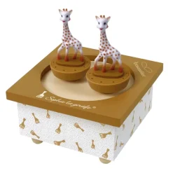 Trousselier Caja De Música Magnetica De Madera Sophie La Girafe Caramel 11,5 X 8,5 Cm - ^ Cajas De Música