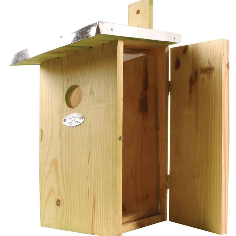 Esschert Design Caja Nido Del Observatorio - ^ Cajas Nido Y Comederos Para Animales