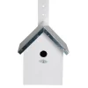 Esschert Design Caja Nido Para Herrerillos - Blanca - ^ Cajas Nido Y Comederos Para Animales