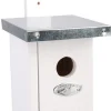Esschert Design Caja Nido Para Reyezuelos - Blanca - ^ Cajas Nido Y Comederos Para Animales