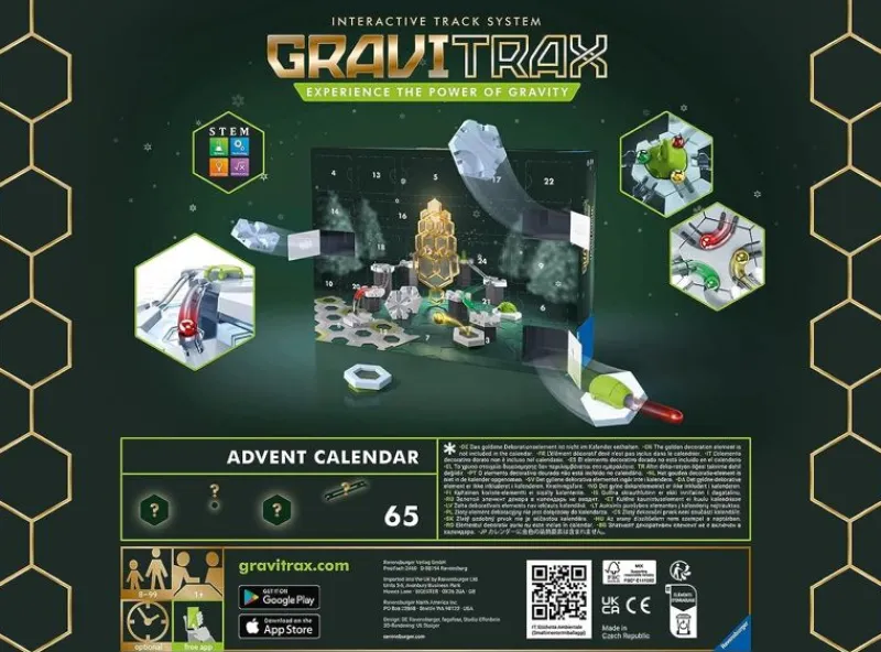 Ravensburger Calendario De Adviento Gravitrax - ^ Circuitos Y Toboganes De Bolas