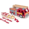 Bigjigs Toys Camion De Bomberos De Madera - ^ Los Bomberos, La Policía