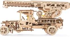 Ugears Camion De Bomberos Modelo Mecanico - ^ Descubrimiento De La Ciencia