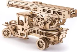 Ugears Camion De Bomberos Modelo Mecanico - ^ Descubrimiento De La Ciencia