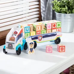 Melissa & Doug Camion De La Patrulla Canina De Madera - ^ Aprender Divirtiéndose