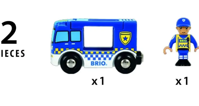 Brio Camion De Policía - Sonido Y Luz - ^ Locomotoras, Vagones Y Trenes Brio
