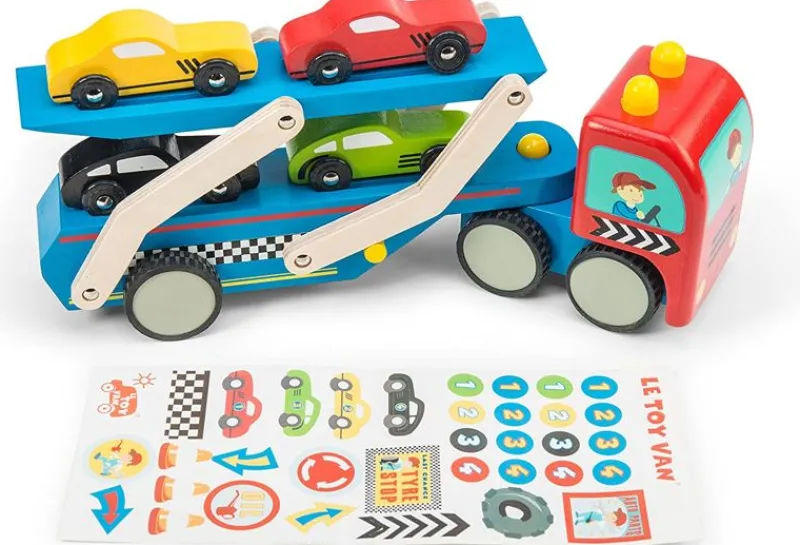 Le Toy Van Camion Transportador De Coches De Carreras - ^ Coches, Camiones...