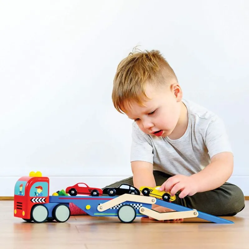 Le Toy Van Camion Transportador De Coches De Carreras - ^ Coches, Camiones...