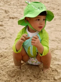 Zoocchini Camisa Y Gorro De Cocodrilo (6-12M) - ^ Barcos, Juguetes Para El Agua Y La Playa