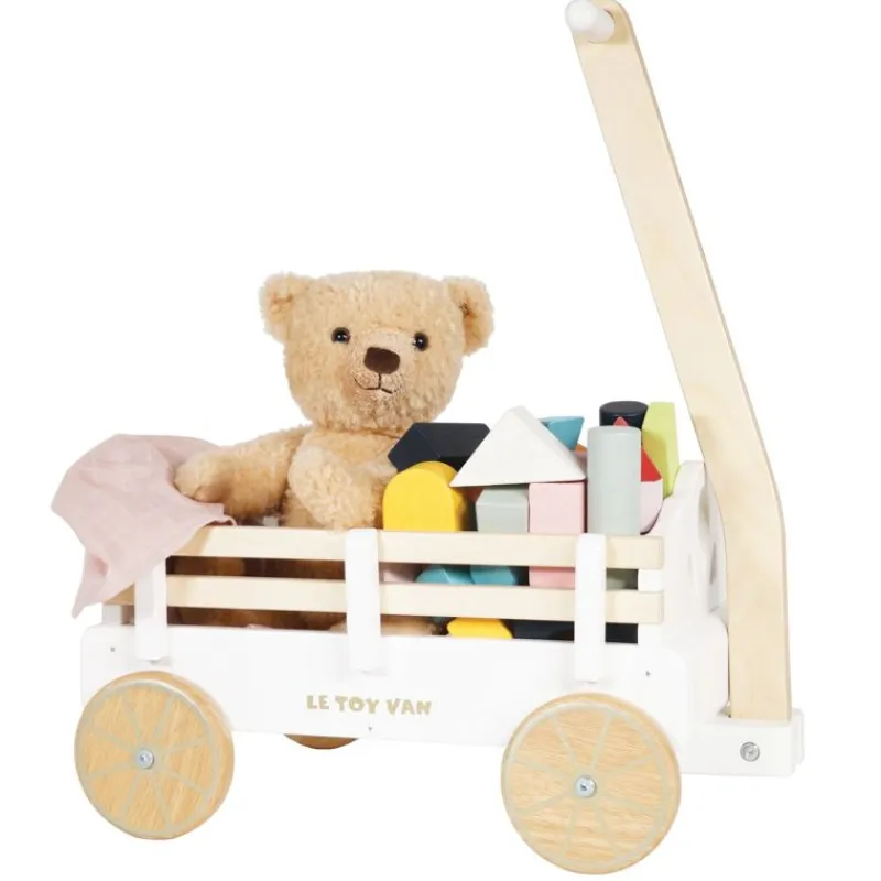 Le Toy Van Carrito Andador De Madera - ^ Cajas De Juguetes Y Muebles De Almacenamiento