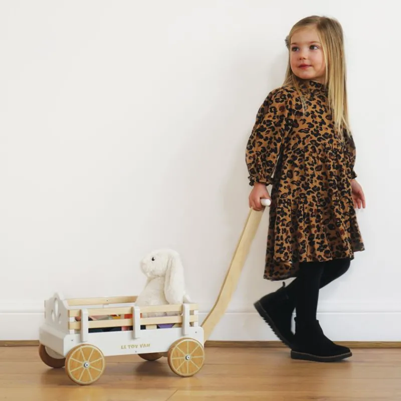 Le Toy Van Carrito Andador De Madera - ^ Cajas De Juguetes Y Muebles De Almacenamiento