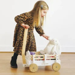 Le Toy Van Carrito Andador De Madera - ^ Cajas De Juguetes Y Muebles De Almacenamiento