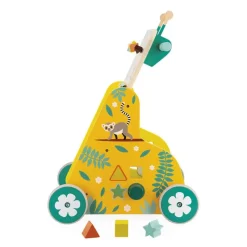 Janod Carrito Andador Multiactividades De Madera Tropik - ^ Carros De Paseo