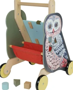 Manhattan Toy Carrito De Empuje Con Actividades Buho - ^ Carros De Paseo