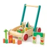 Tender Leaf Toys Carro De Paseo Con Bloques De Colores - ^ Bloques De Construcción
