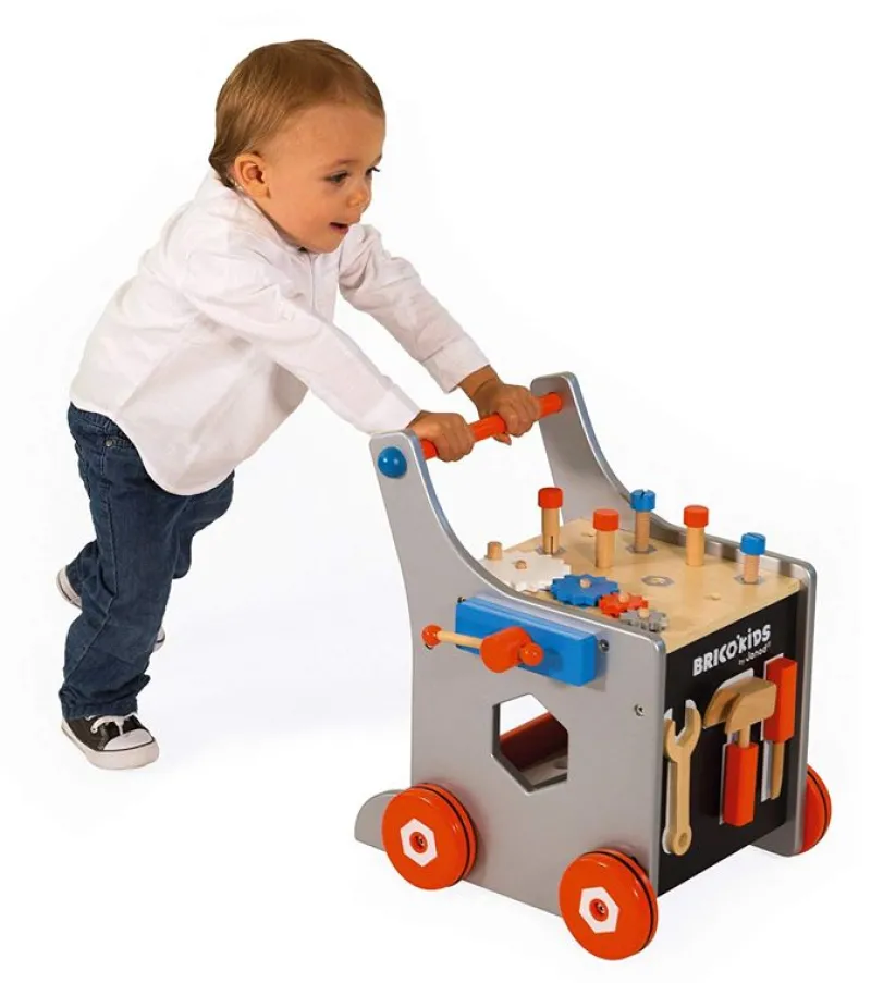 Janod Carro Magnetico Brico'Kids - ^ Bancos De Trabajo, Cajas De Herramientas, Bricolaje...