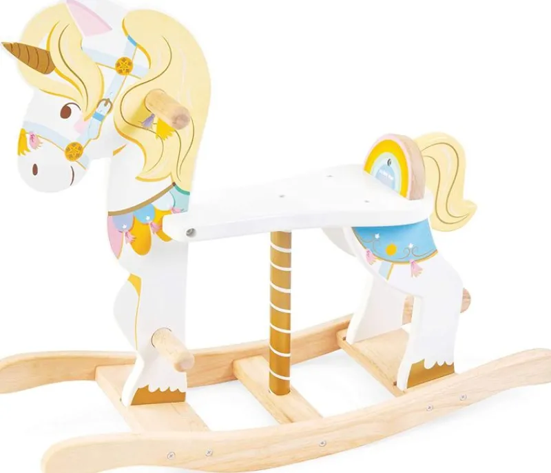 Le Toy Van Carrusel De Unicornios Mecedores - ^ Escalas