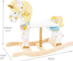 Le Toy Van Carrusel De Unicornios Mecedores - ^ Escalas