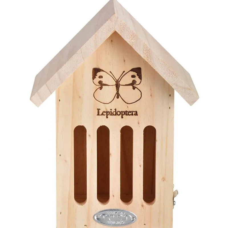 Esschert Design Caseta Refugio De Madera Para Mariposas - ^ Cajas Nido Y Comederos Para Animales
