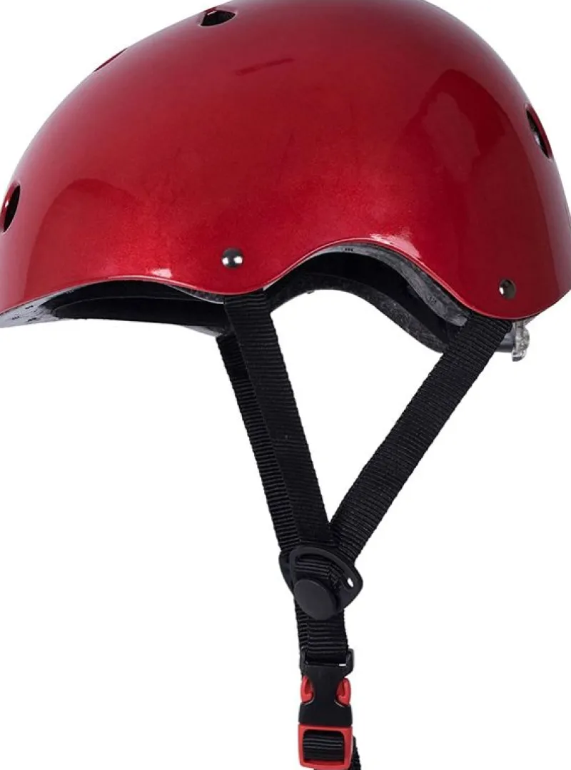 Kiddimoto Casque Metallic Red Small - ^ Cascos Y Guantes