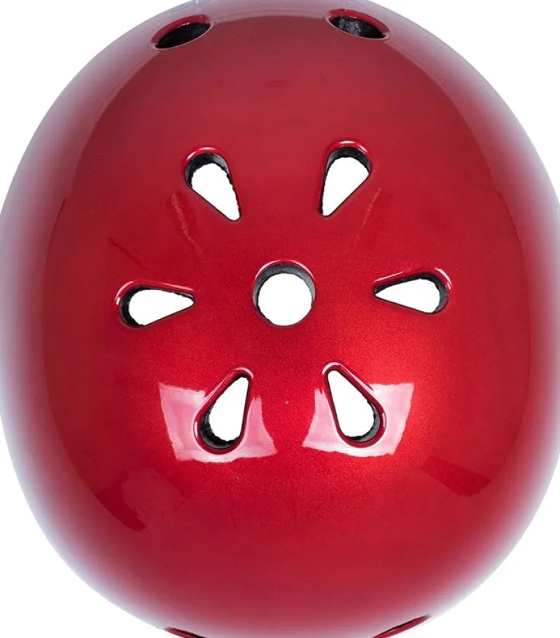 Kiddimoto Casque Metallic Red Small - ^ Cascos Y Guantes