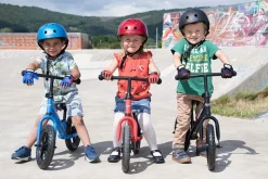 Kiddimoto Casque Rojo Metalico Medium - ^ Cascos Y Guantes