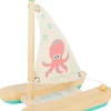 Small foot company Catamaran De Madera Para El Baño - ^ Barcos, Juguetes Para El Agua Y La Playa