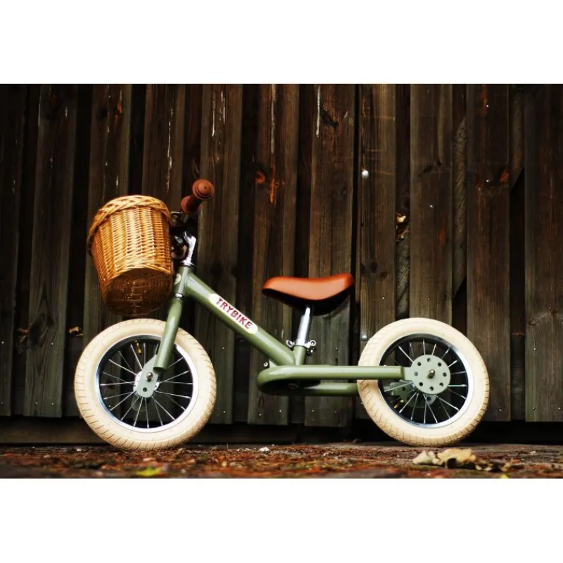 Trybike Cesta De La Bicicleta - ^ Draisiennes Y Bicicletas De Madera