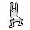 Vilac Chaise Keith Haring Blanche - ^ Escritorios, Mesas Y Sillas