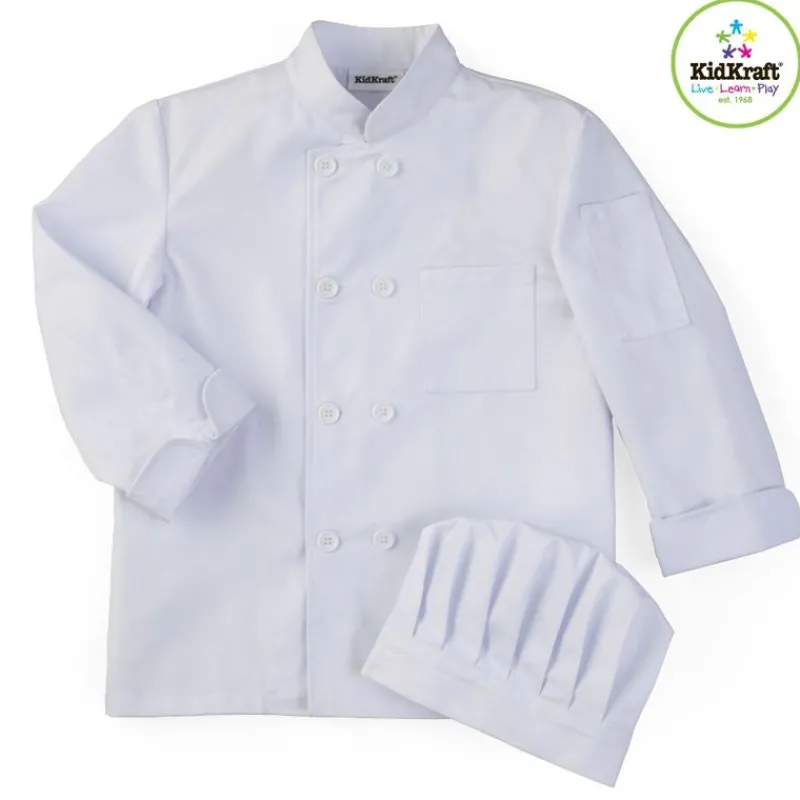 Kidkraft Chaqueta Y Gorro De Cocinero - 3 A 5 Anos - ^ La Cocina, El Tendero...