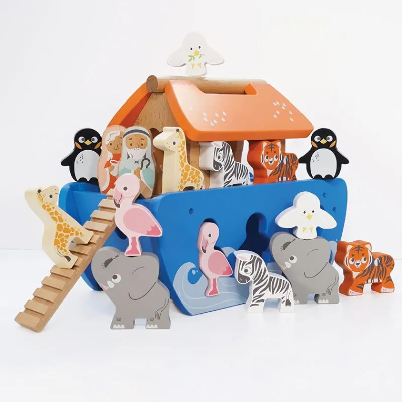 Le Toy Van Clasificador De Formas Arca De Noe - ^ Granja, Safari Y Caballos