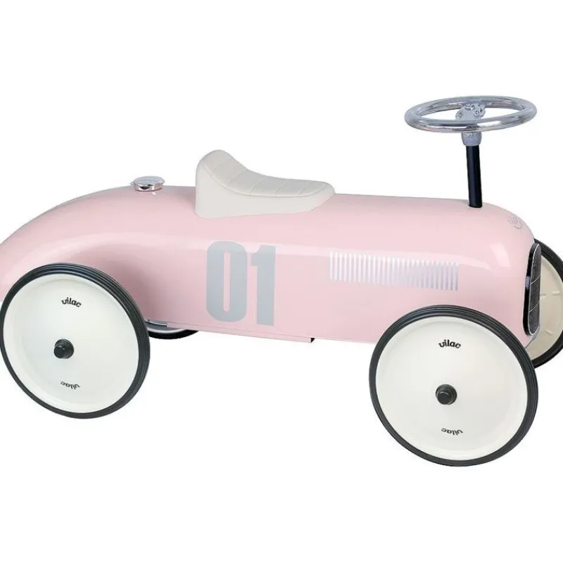 Vilac Coche De Carreras Correpasillos De Metal Rosa 76 X 38 X 40 Cm - ^ Transportistas