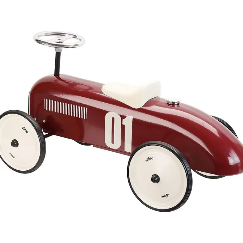 Vilac Coche De Carreras Correpasillos De Metal Burdeos 76 X 38 X 40 Cm - ^ Transportistas