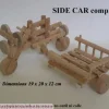 Equilibre et aventure Coche Lateral - Madera Natural - ^ Modelos Para Construir