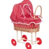 Egmont Toys Cochecito De Mimbre De Puntos Rojos - ^ Cunas, Sillas De Paseo, Cochecitos...